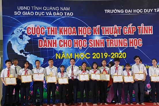Sở GTĐT Quảng Nam tổ chức Hội thi Sáng tạo KHKT dành cho học sinh trung học năm học 2019-2020